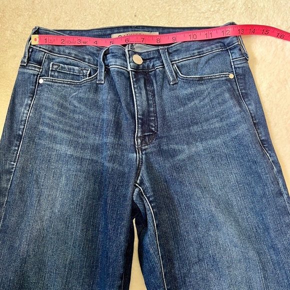 Athleta Mid-Rise Tapered Slim Fit Jeans - Size 0 (26") - Picture 3 of 10